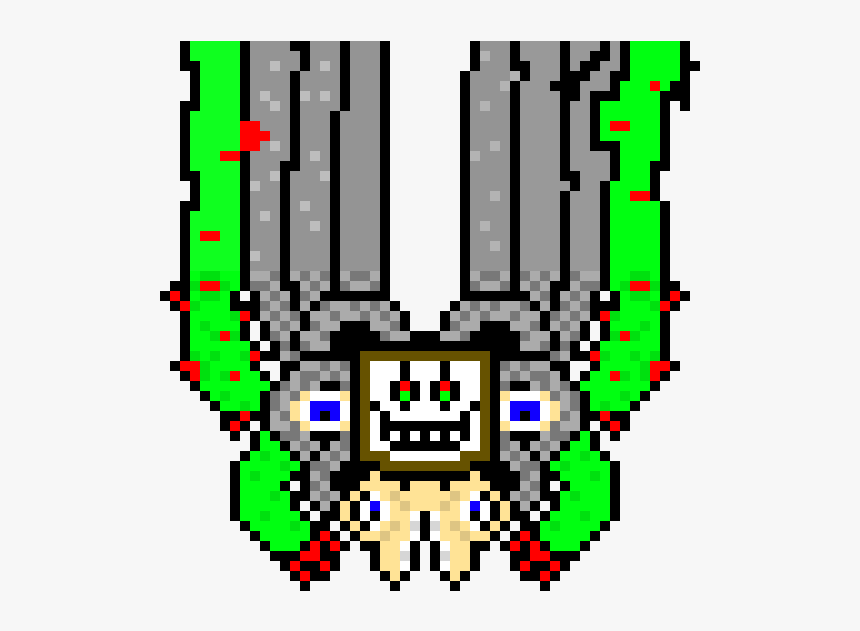 Omega Flowey Pixel Art Minecraft Hd Png Download Kindpng