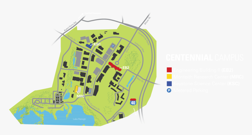 Centennial Campus Map - Plan, HD Png Download, Free Download