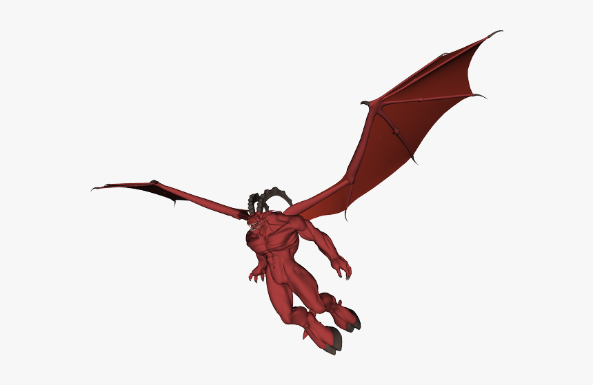 Demon Png - Demon Flying, Transparent Png, Free Download