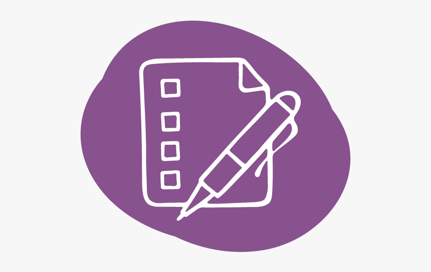 Purple Clipboard Icon - Graphic Design, HD Png Download, Free Download