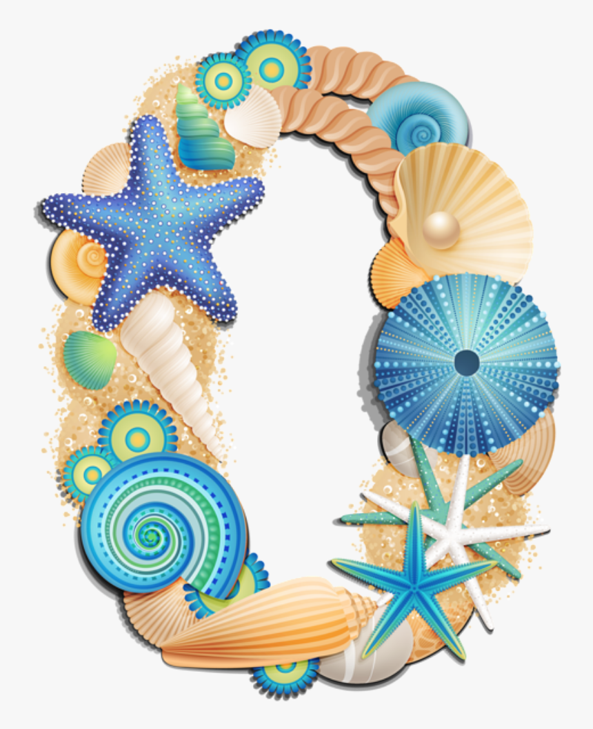 #numbers #beach #saltlife - Sea Shells Numbers Clipart, HD Png Download, Free Download