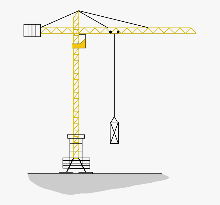 Grúa, Alta, Construcción, Ascensor, Extracción, Marco - Crane Clip Art, HD Png Download, Free Download