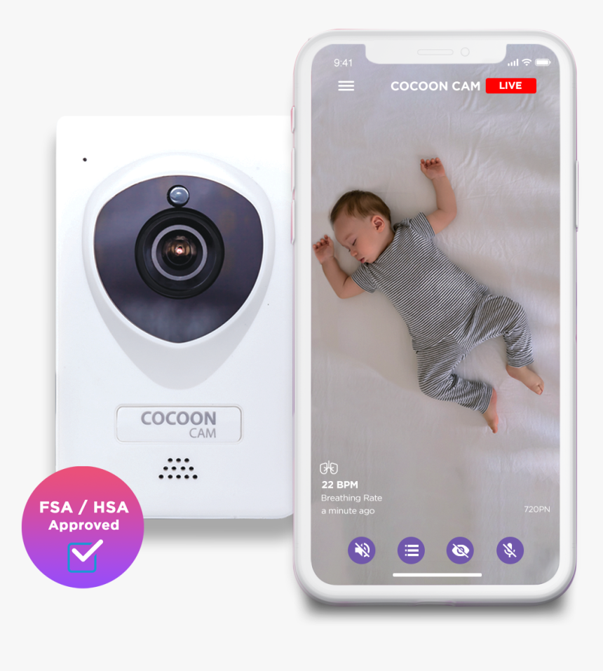 Cocoon Cam Baby Monitor"
 Class= - Cocoon Cam, HD Png Download, Free Download
