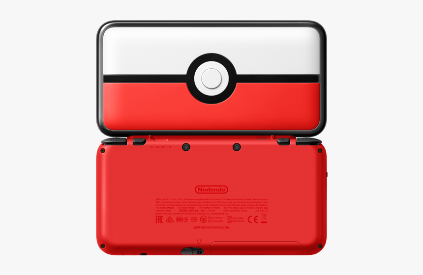 Nintendo 2ds Xl Pokeball, HD Png Download, Free Download