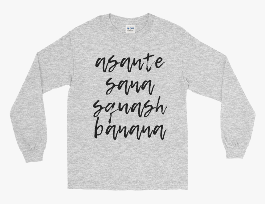 Asantesana Squash Banana Mockup Flat Front Ash - T Shirt Mockup Light Grey Png, Transparent Png, Free Download