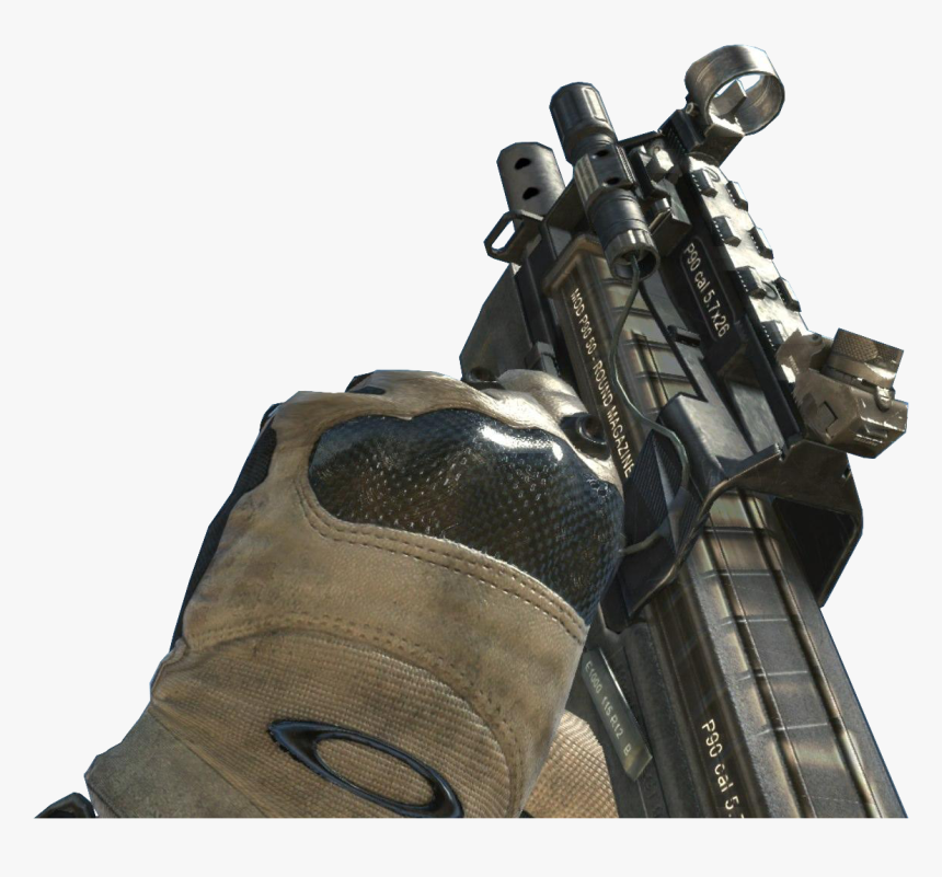 P90 Cocking Mw3 , Png Download - P90 Png Call Of Duty, Transparent Png, Free Download