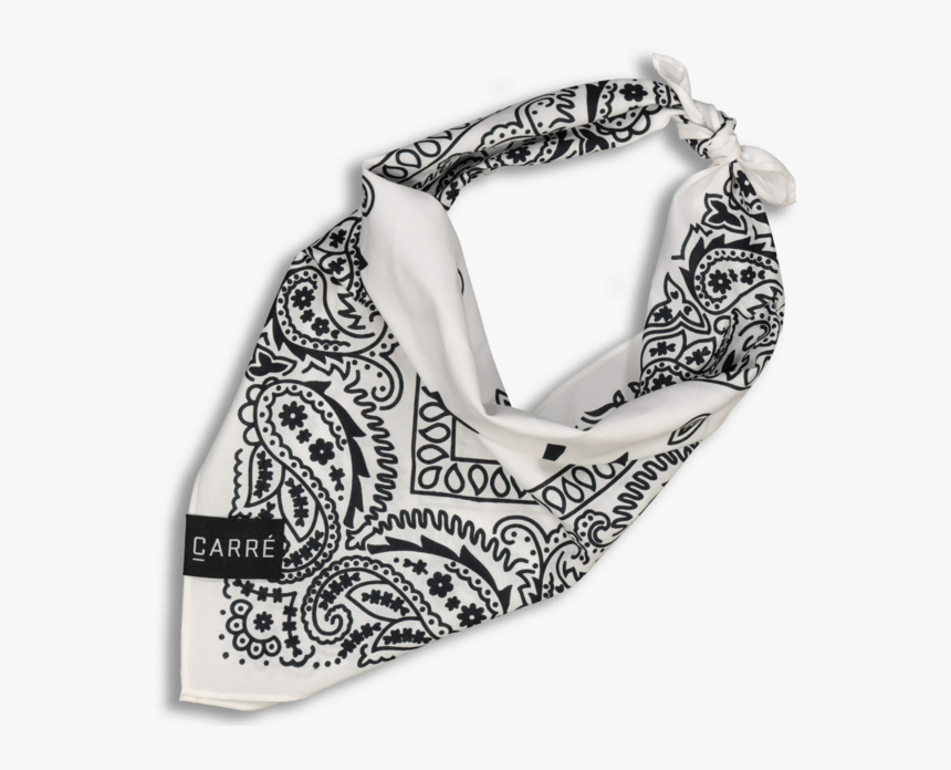 Carré Bandit Bandana White - Scarf, HD Png Download, Free Download