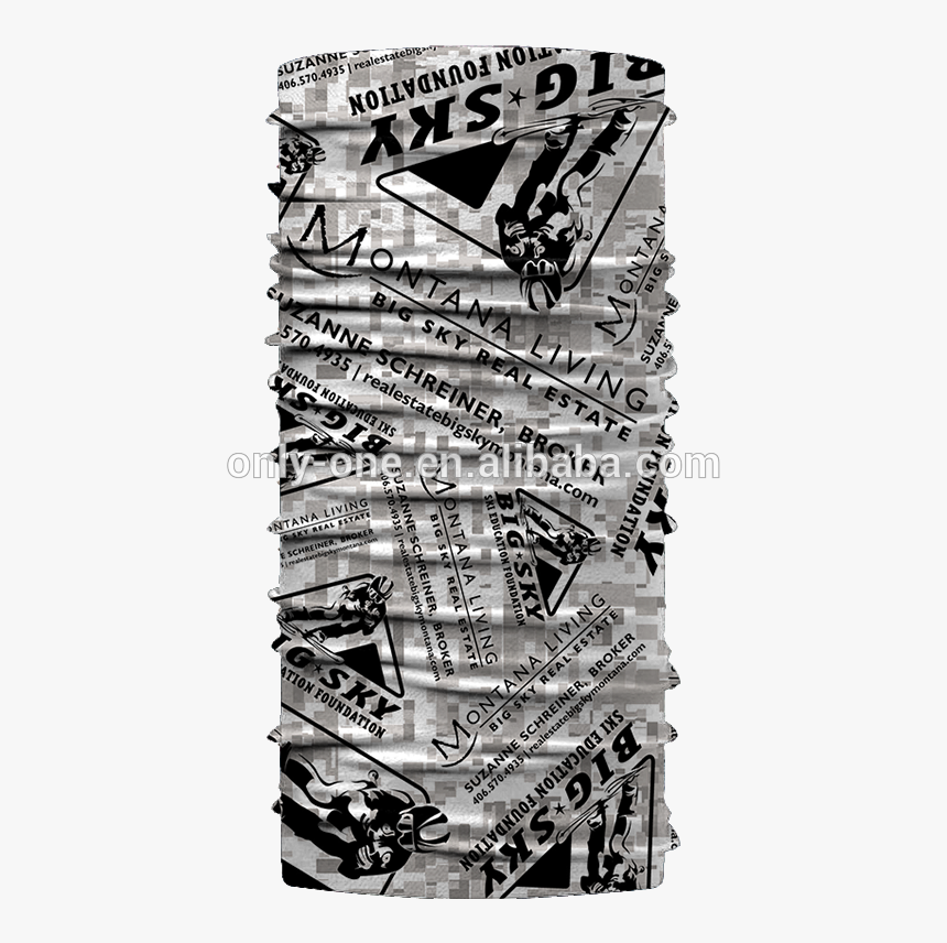 Polyester Seamless Tube Polyester Multifunctional White - Illustration, HD Png Download, Free Download