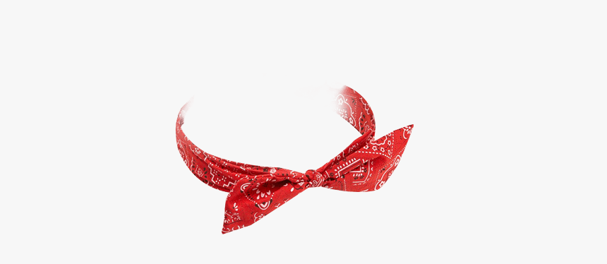 #bandana #red #white #dressup #costume - Headpiece, HD Png Download, Free Download