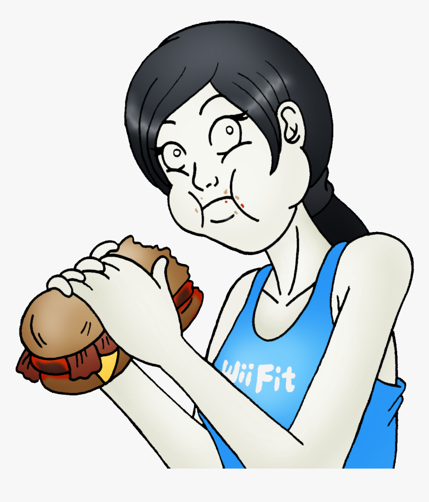 Wii Fit Man Clothing Facial Expression Woman Child - Wii Fit Trainer Sandwich, HD Png Download, Free Download
