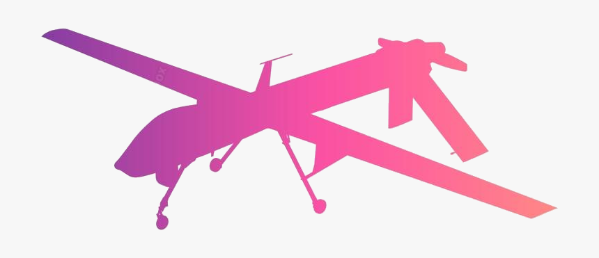 Cute Military Drone Aircraft Transparent Background - Graphic Design, HD Png Download, Free Download