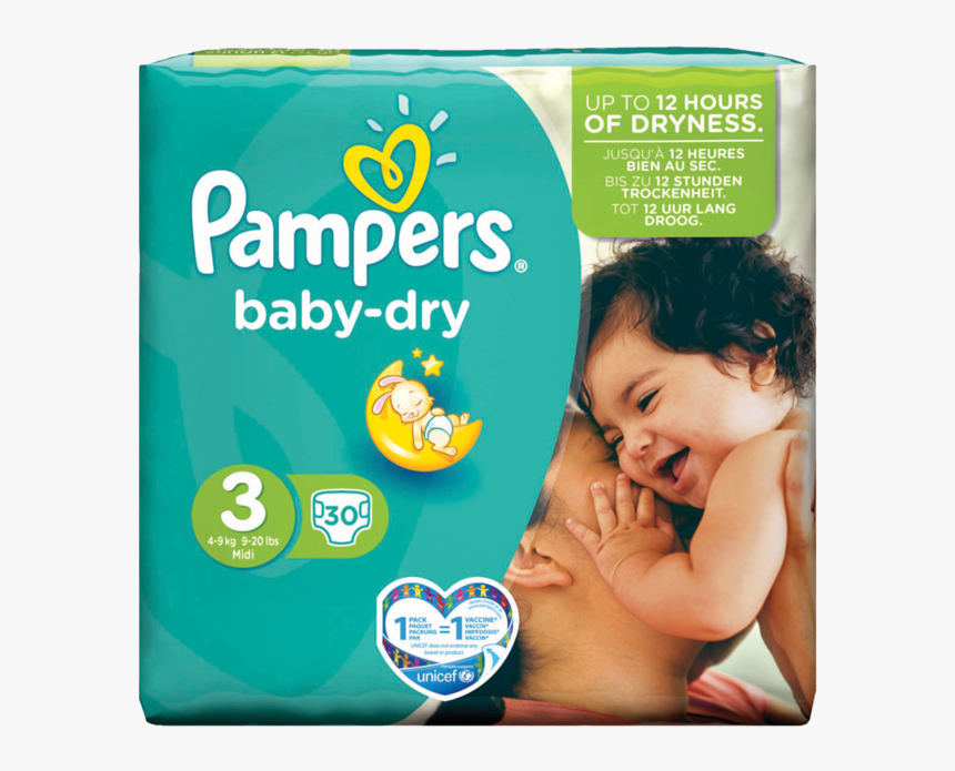 Pampers Baby Dry - Pampers Baby Dry Maat 3, HD Png Download, Free Download