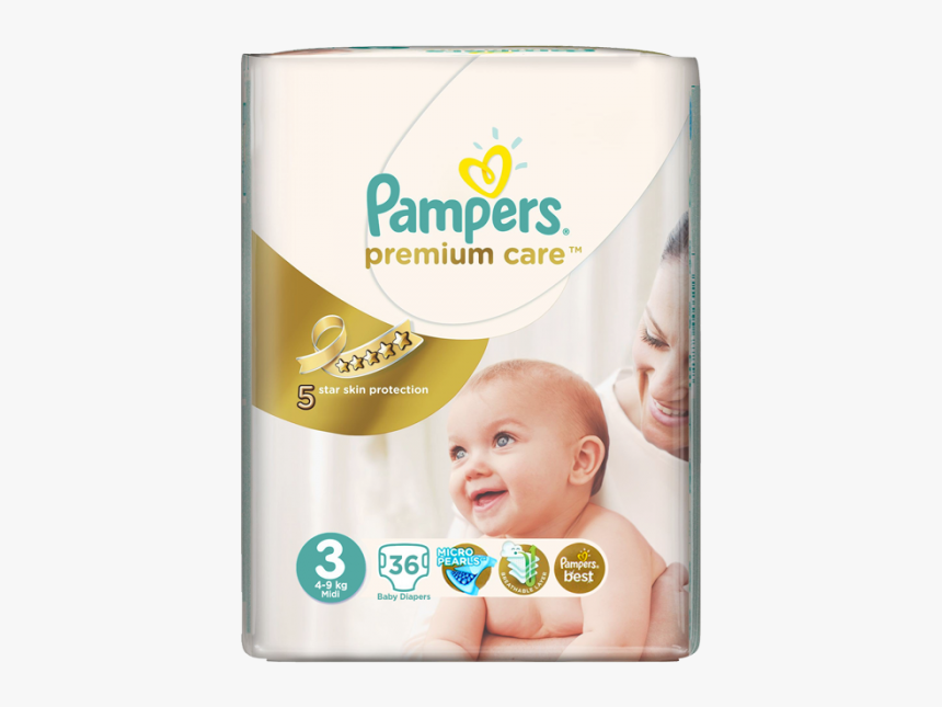 Pampers Premium Size 3, HD Png Download, Free Download