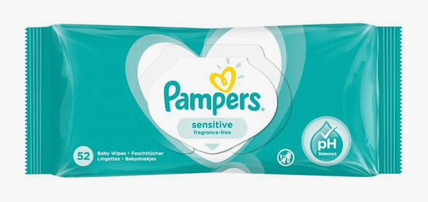 Pampers Sensitive Fragrance Free, HD Png Download, Free Download