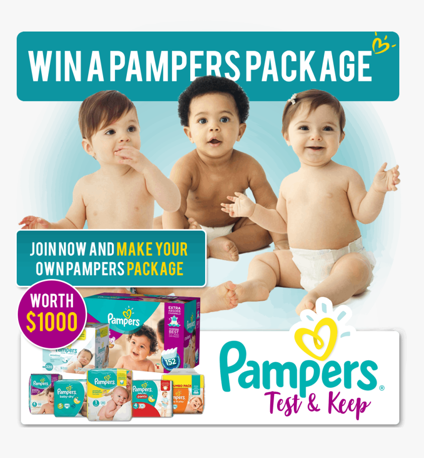 Pampers, HD Png Download, Free Download