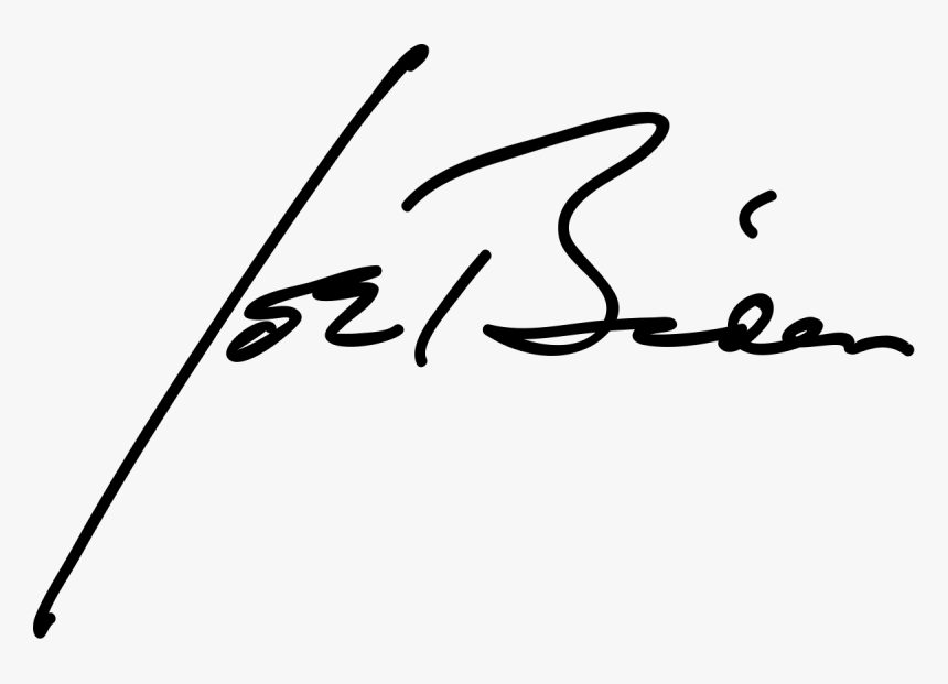 Joe Biden Signature Png, Transparent Png, Free Download