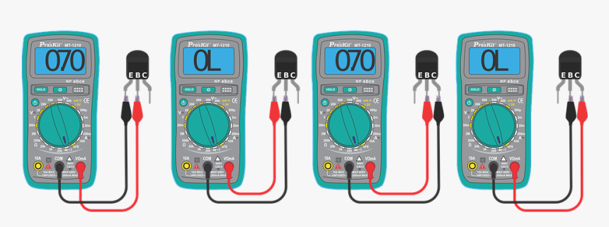 Transistor Checking, Digital Multimeter, Multimeter - Multimeter, HD Png Download, Free Download