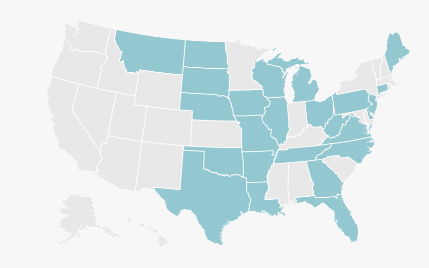 Grassland In Usa Map, HD Png Download, Free Download