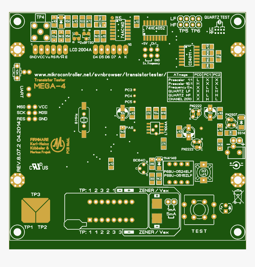 Avr Transistor Tester Smd Pcb, HD Png Download, Free Download