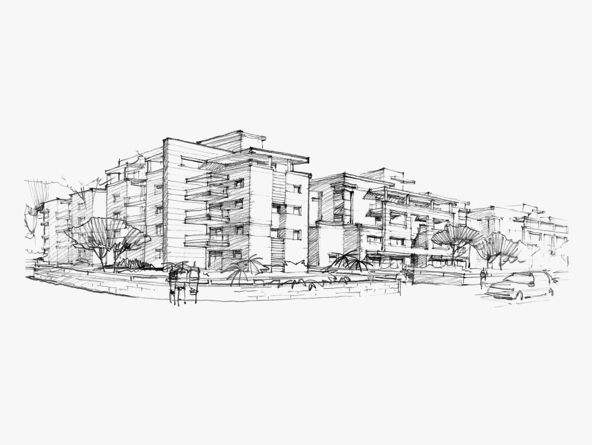 In A Race Between Education And Catastrophe The 4th - Residential Area Sketch, HD Png Download, Free Download