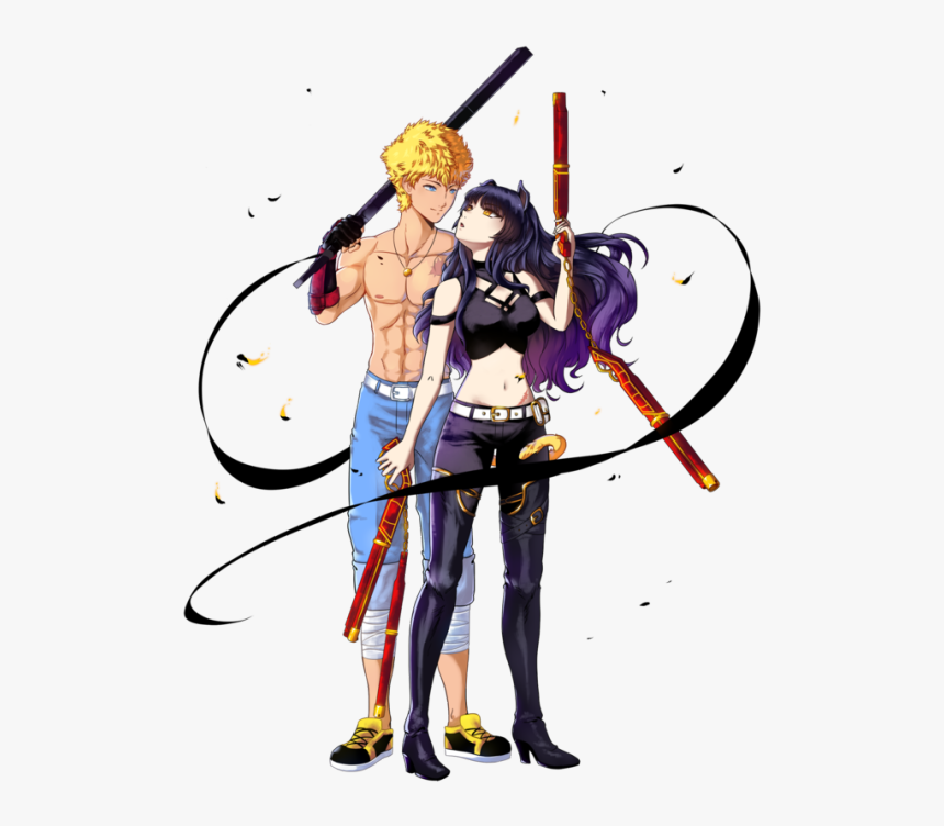 A Little Appreciation One Of The Best Songs In The - Rwby Sun And Blake Fanart, HD Png Download, Free Download