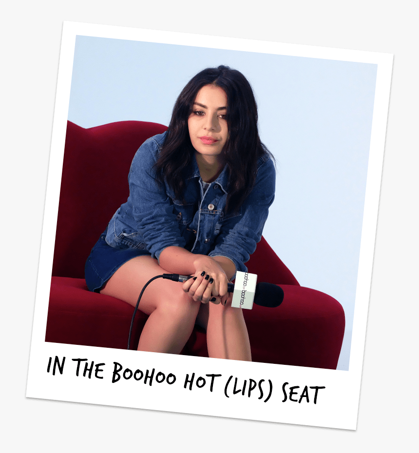 Charli Xcx Boohoo Collection Bts , Png Download - Sitting, Transparent Png, Free Download