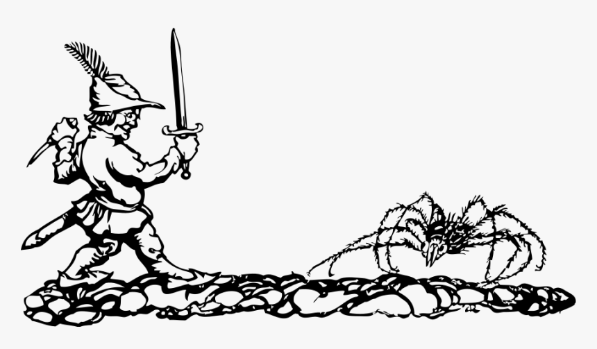 Tom Thumb And The Spider Clipart - Tom Thumb Free Clipart, HD Png Download, Free Download