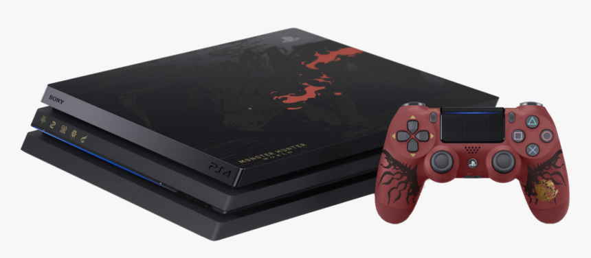Monster Hunter World Rathalos Edition - Monster Hunter Ps4 Console, HD Png Download, Free Download