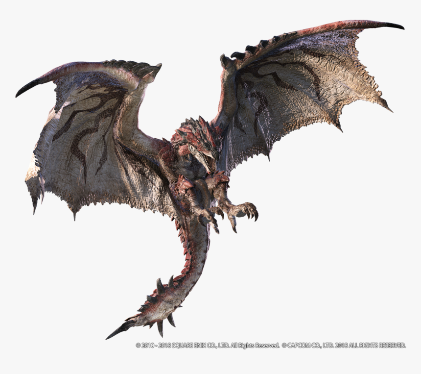 Monster Hunter World Rathalos Wings, HD Png Download, Free Download