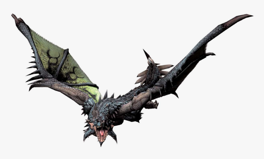 Mhf1-azure Rathalos Render - Azure Rathalos Monster Hunter, HD Png Download, Free Download