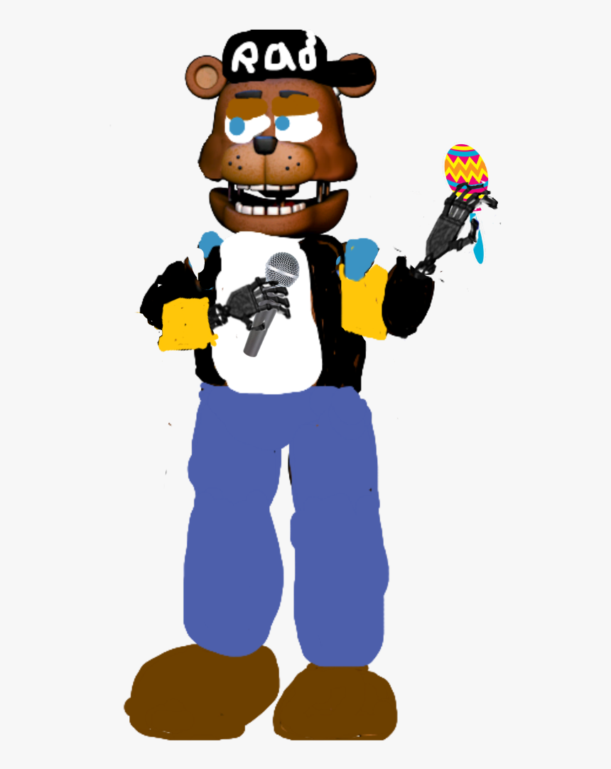 #fnaf Cool Guy With Accessories - Cartoon, HD Png Download, Free Download