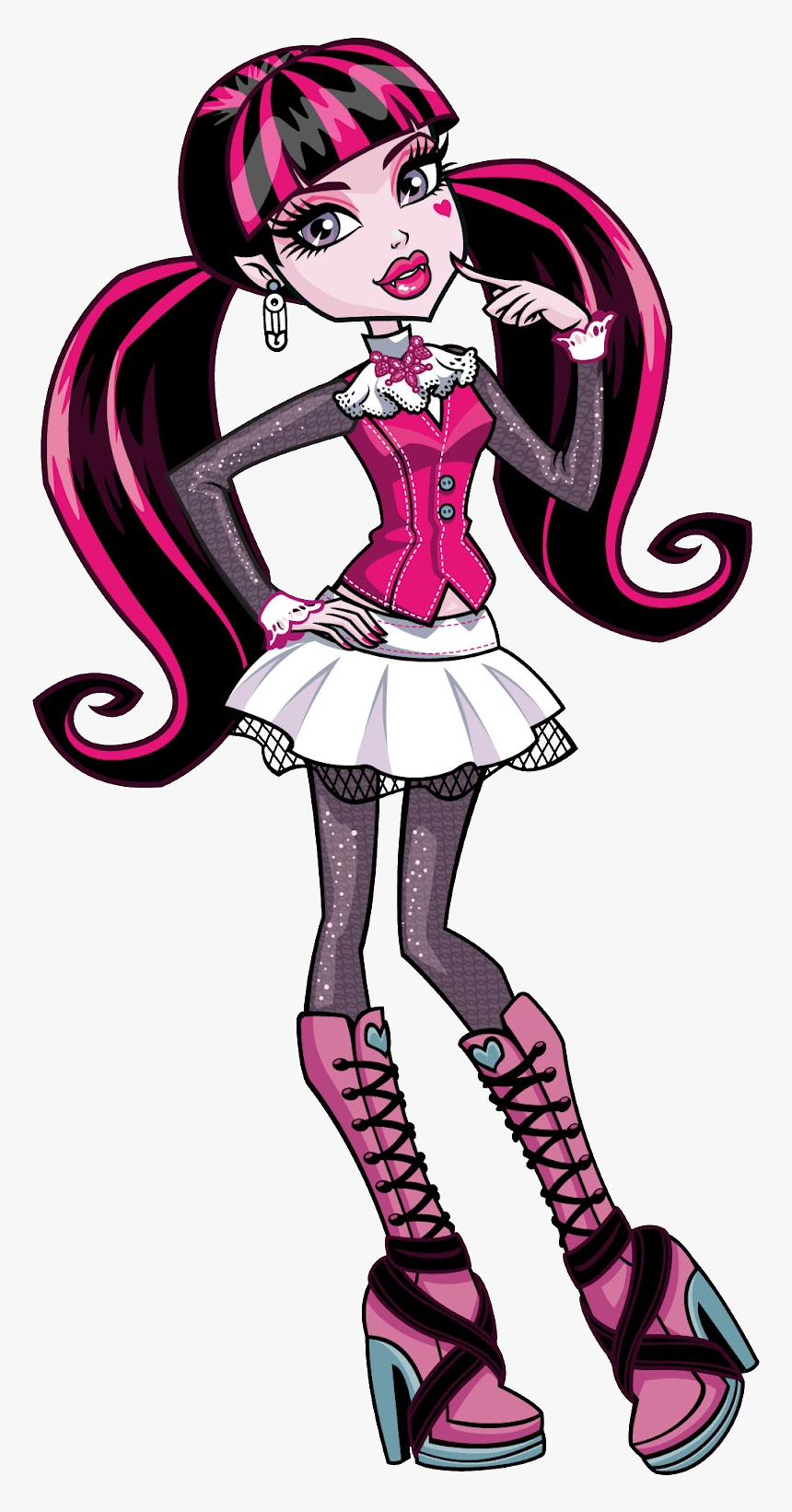 Monster High Png - Draculaura Monster High Characters, Transparent Png, Free Download