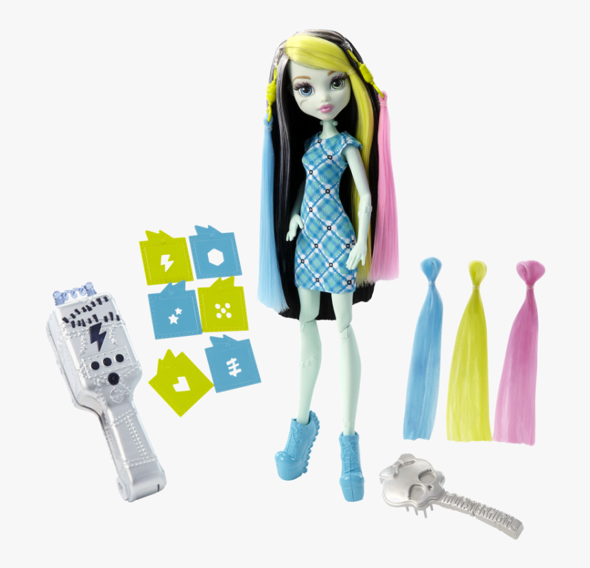 Monster High Frankie Voltageous Hair, HD Png Download, Free Download