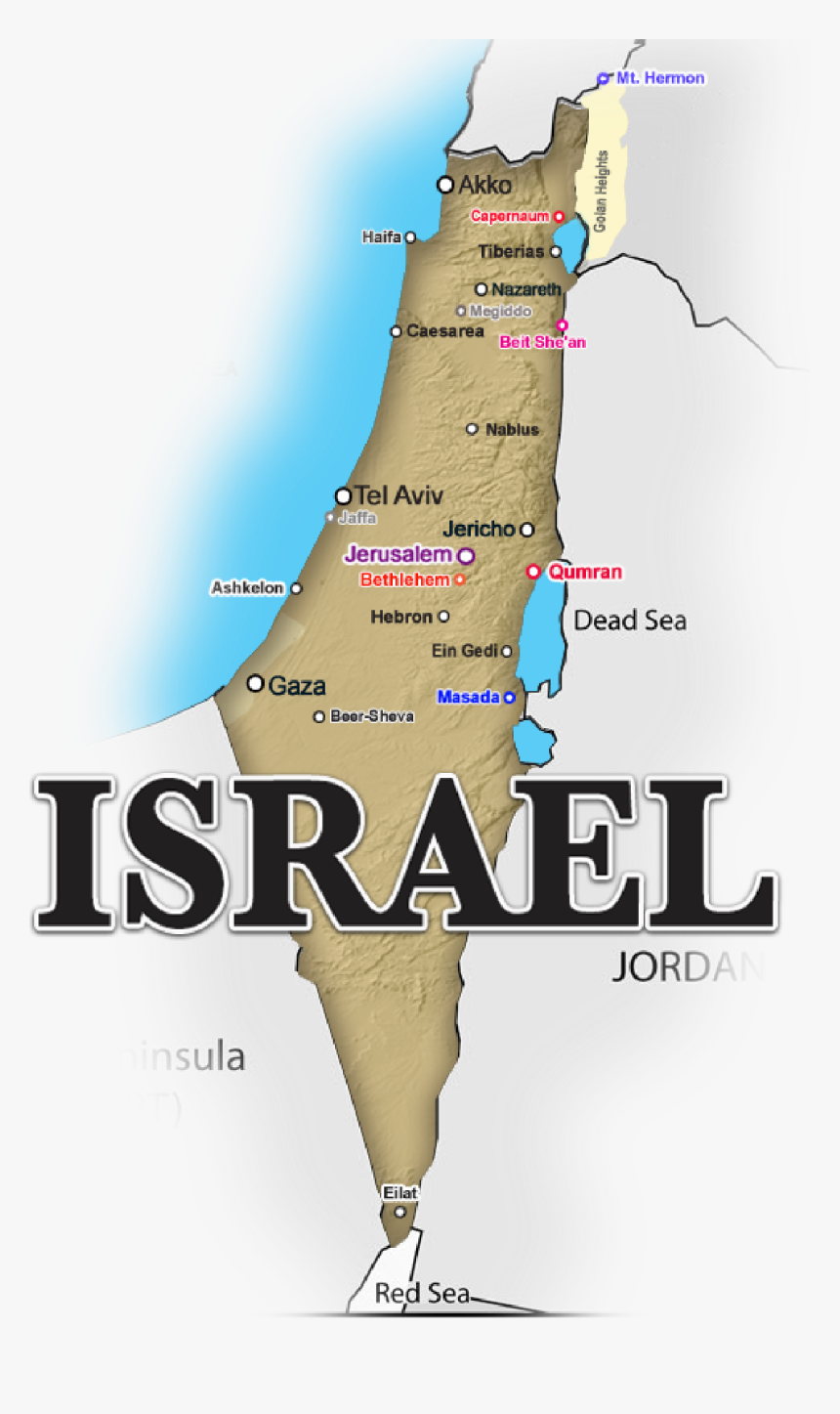 Israel Map Transparent, HD Png Download, Free Download