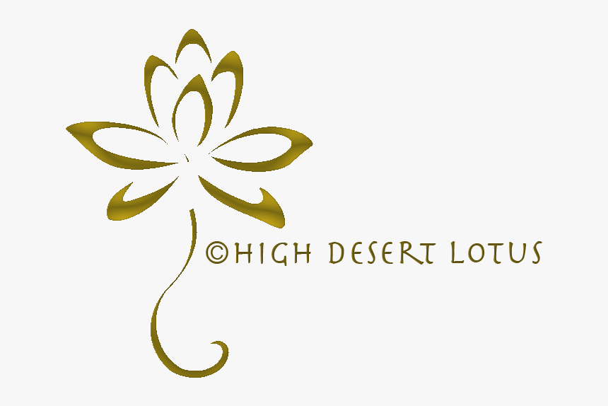 High Desert Lotus - Black And White Lotus, HD Png Download, Free Download