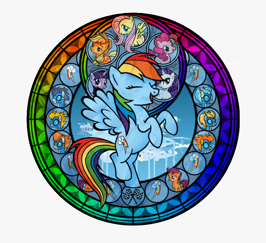 Mlp Fim Stained Glass, HD Png Download, Free Download