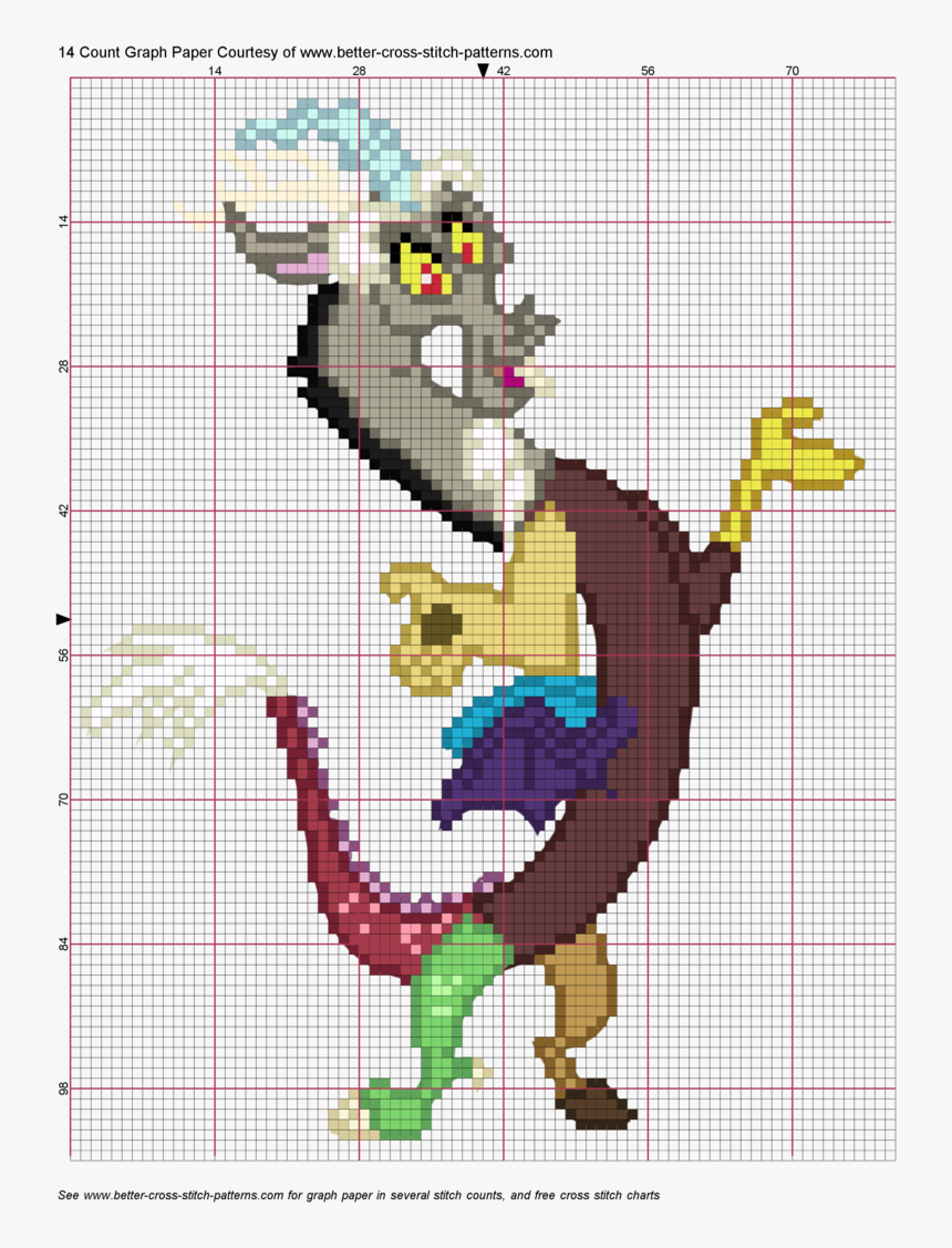 Transparent Cross Stitch Clipart - Discord My Little Pony, HD Png Download, Free Download