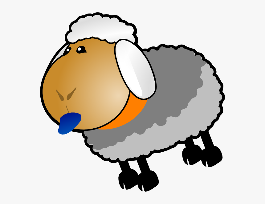 Sheep, Rotate 6 Svg Clip Arts - Sheep Clip Art, HD Png Download, Free Download