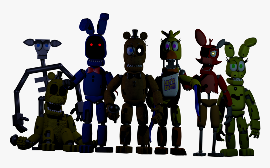 Five Nights Are Back Again 
the Withereds - Cartoon, HD Png Download, Free Download