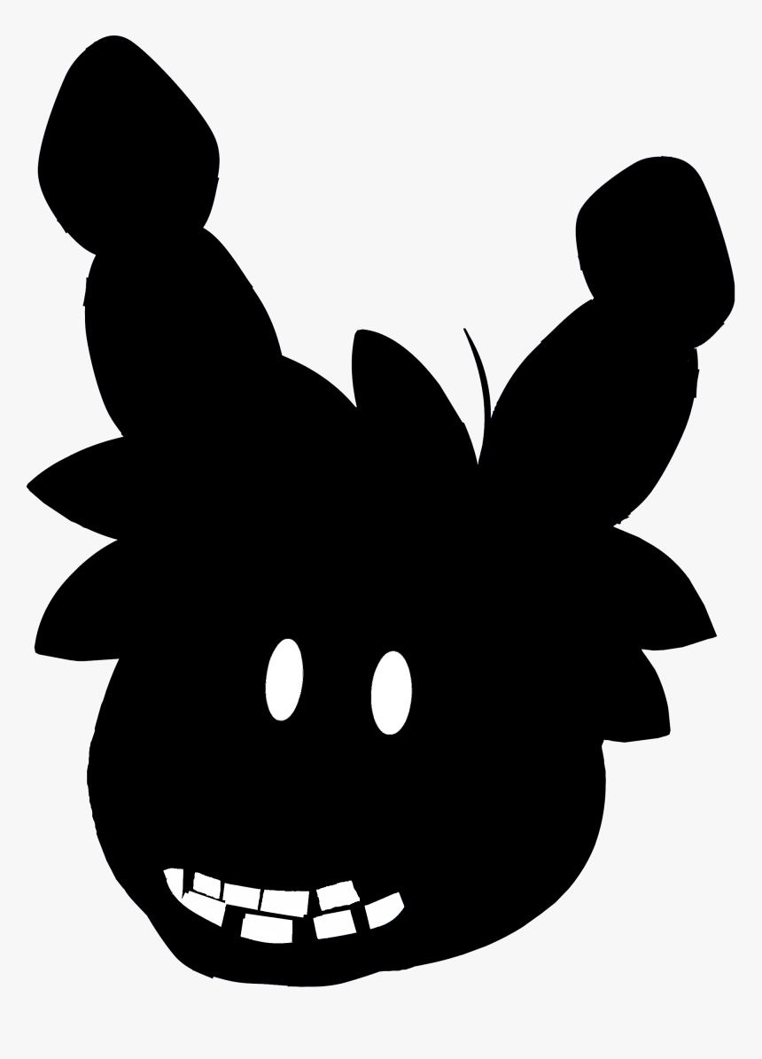 Puffle Shadow Bonnie Five Nights At Freddy"s Club Penguin - Illustration, HD Png Download, Free Download