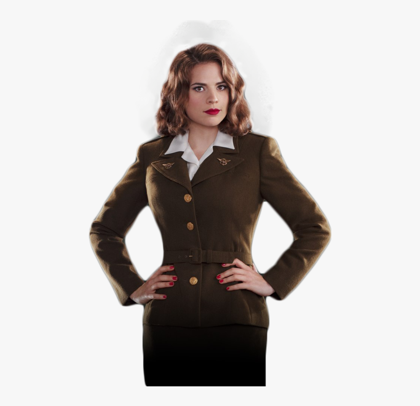 Peggy Carter Png - Hayley Atwell Captain America, Transparent Png, Free Download