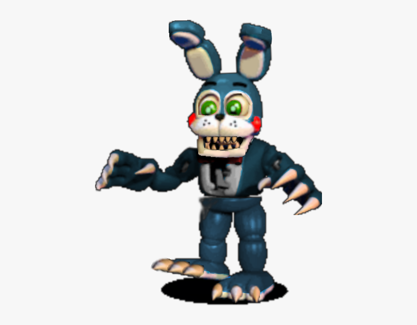 #mightmare Bonnie Toy Fnaf World - Rockstar Bonnie Without Guitar, HD Png Download, Free Download