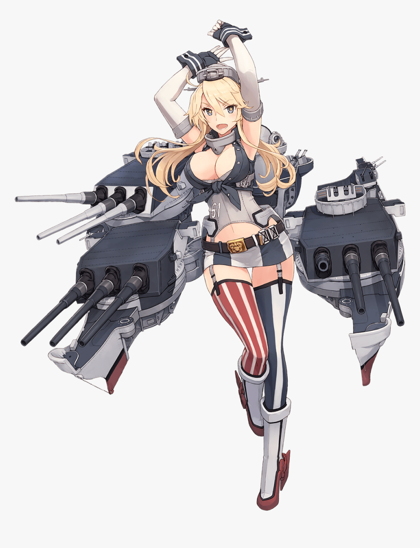 Kancolle Wiki - Uss Iowa Azur Lane, HD Png Download, Free Download