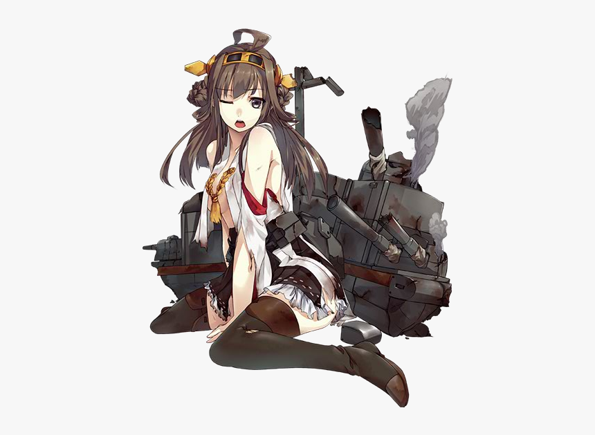 Japanese Battleship Kongō Anime Figurine - Kongou Kancolle, HD Png Download, Free Download