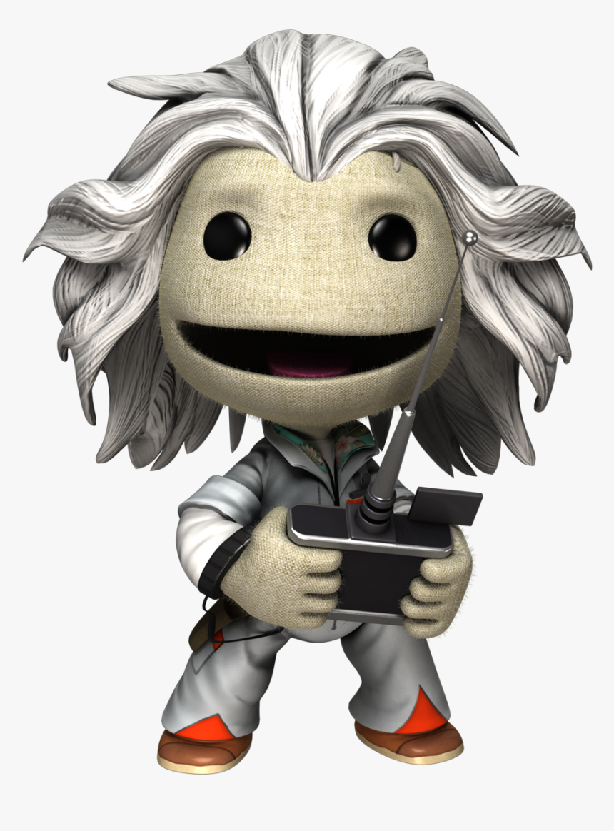 Doc Brown , Png Download - Marty Mcfly From Little Big Planet 3, Transparent Png, Free Download