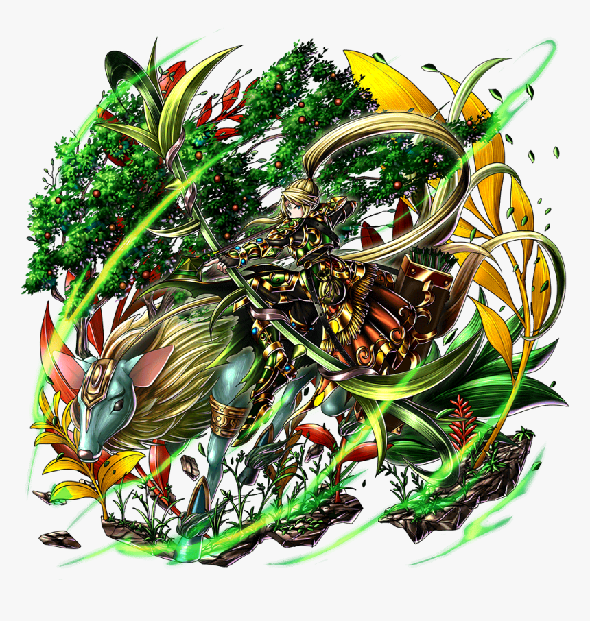 Leaf Guardian Ashe Toto Full Art - Illustration, HD Png Download, Free Download