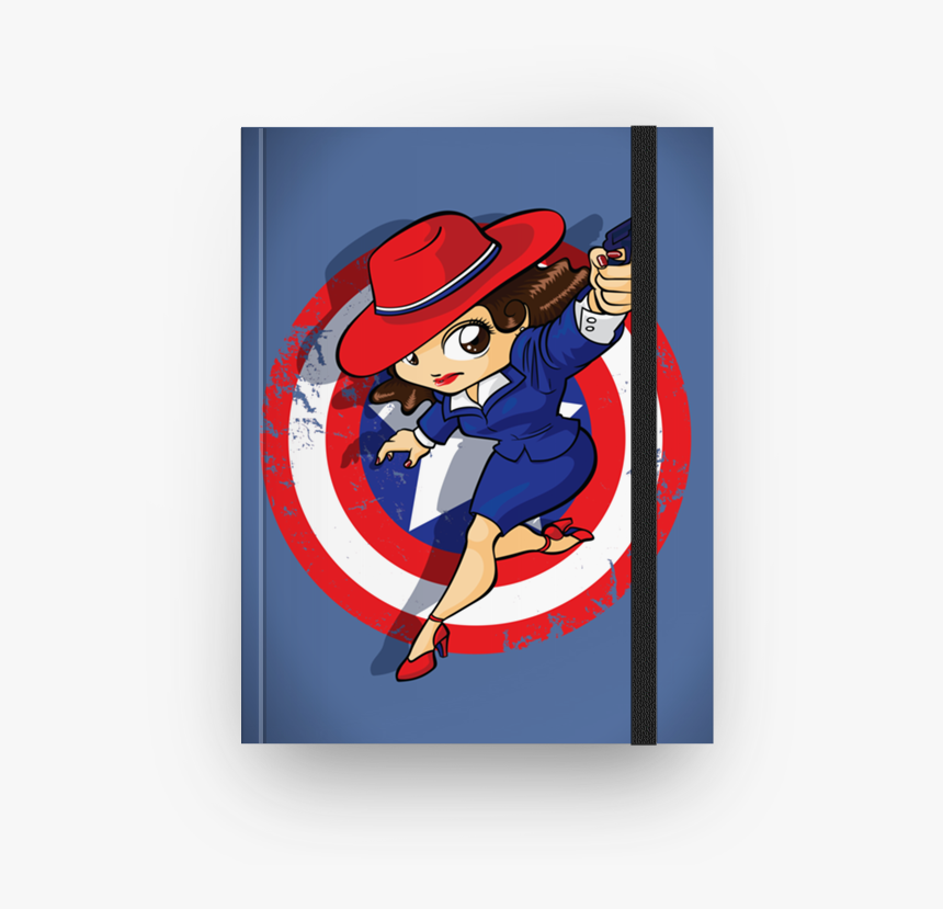 Caderno Peggy Carter De Alexandra Presserna - Captain America, HD Png Download, Free Download