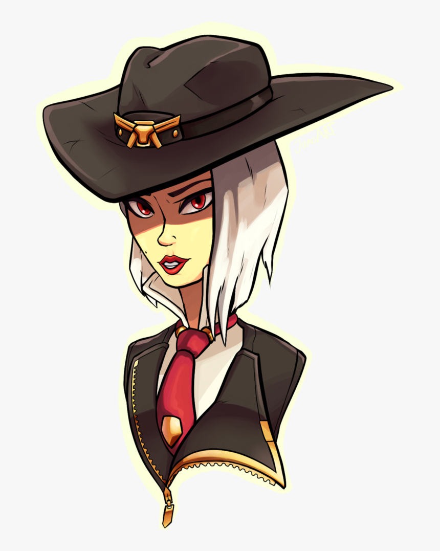 Ashe By Jamoart Cowgirls, Overwatch, Cowboys, Mem - Cartoon, HD Png Download, Free Download