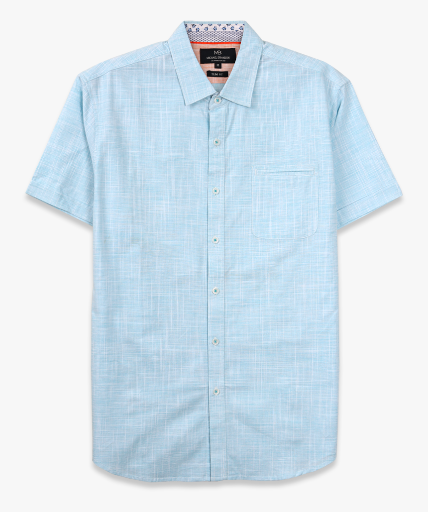 Crosshatch Weave Short Sleeve Shirt, HD Png Download, Free Download