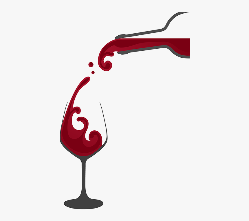 Red Wine Glass Outline, HD Png Download, Free Download